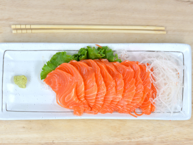 Cá hồi thường được dùng làm Sashimi