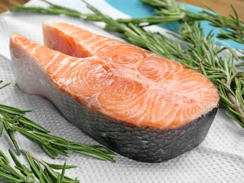 cá hồi tươi nếu bảo quản đúng cách