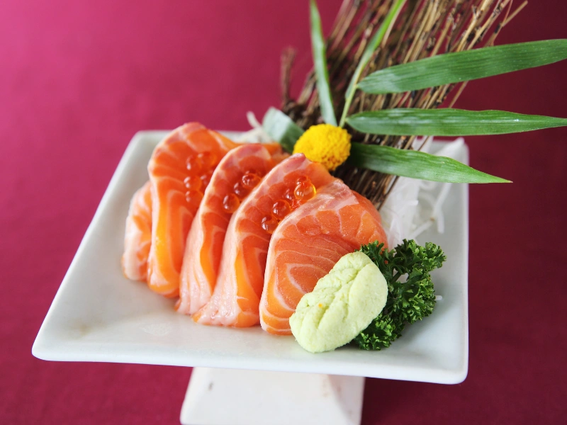 cá hồi Na Uy chọn là sashimi