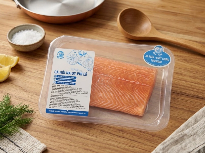 cá hồi được sản xuất tại ALo Fish