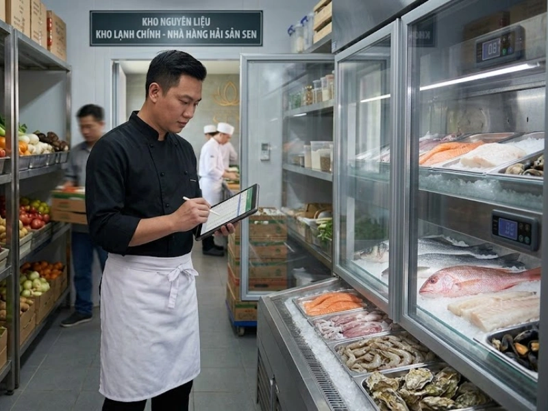 Vì sao nhà hàng cần định lượng hải sản